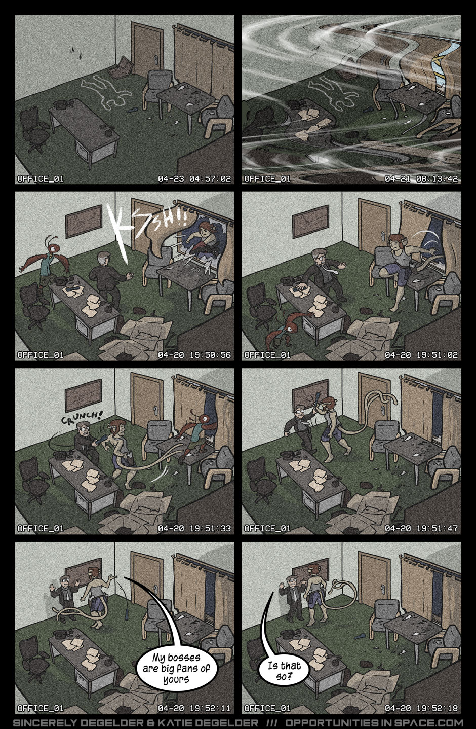 Maybe he talked his way out of this