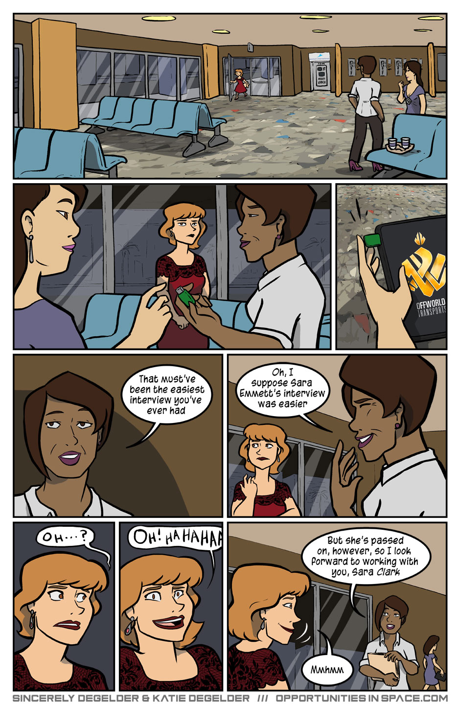 Using gallows humor on an assassin? Interesting choice