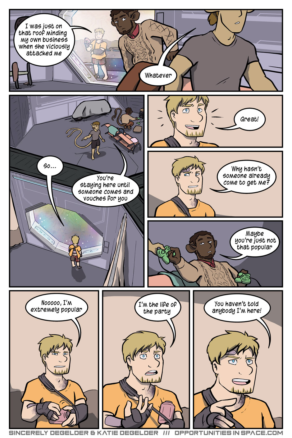 He's taking this pretty well, all things considered