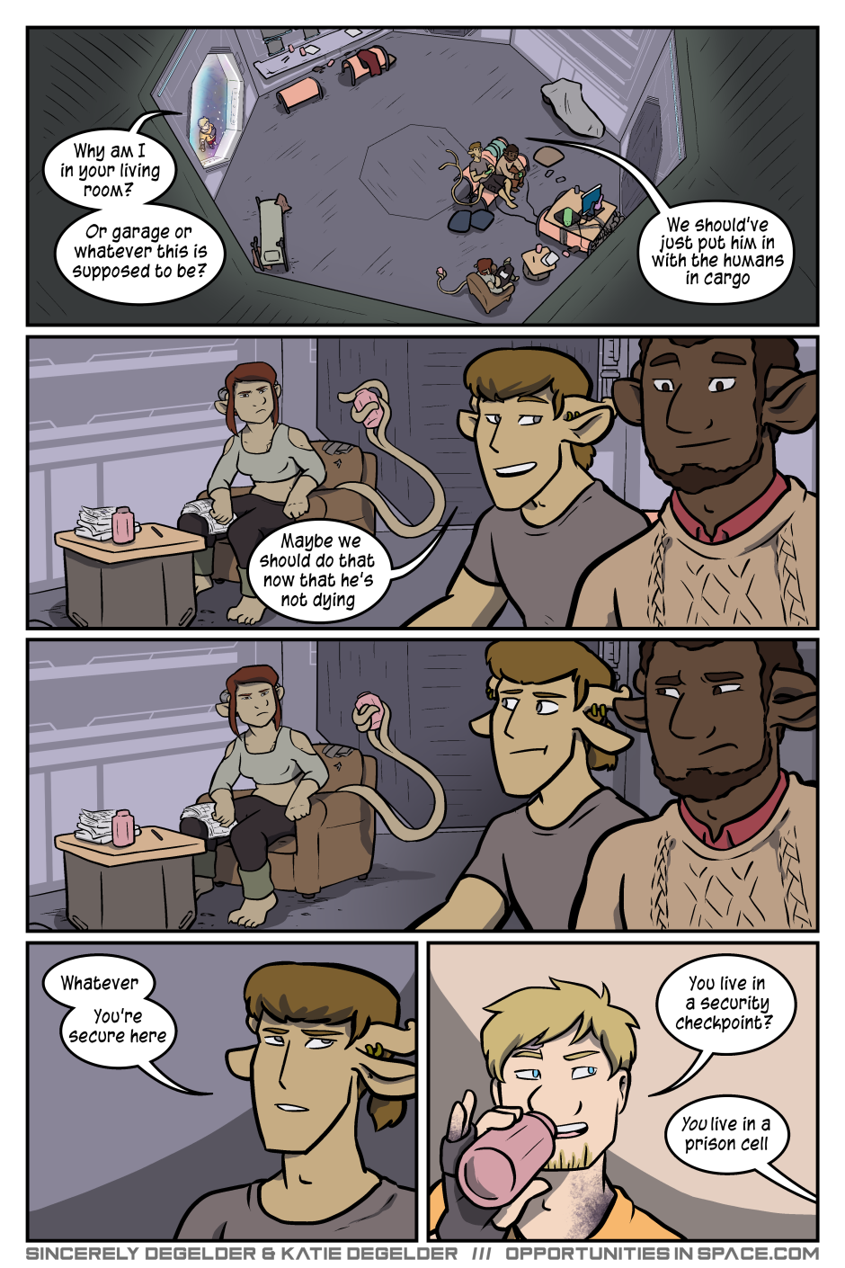 Happy 12th anniversary to Opportunities! We also live in a prison cell! Woo!