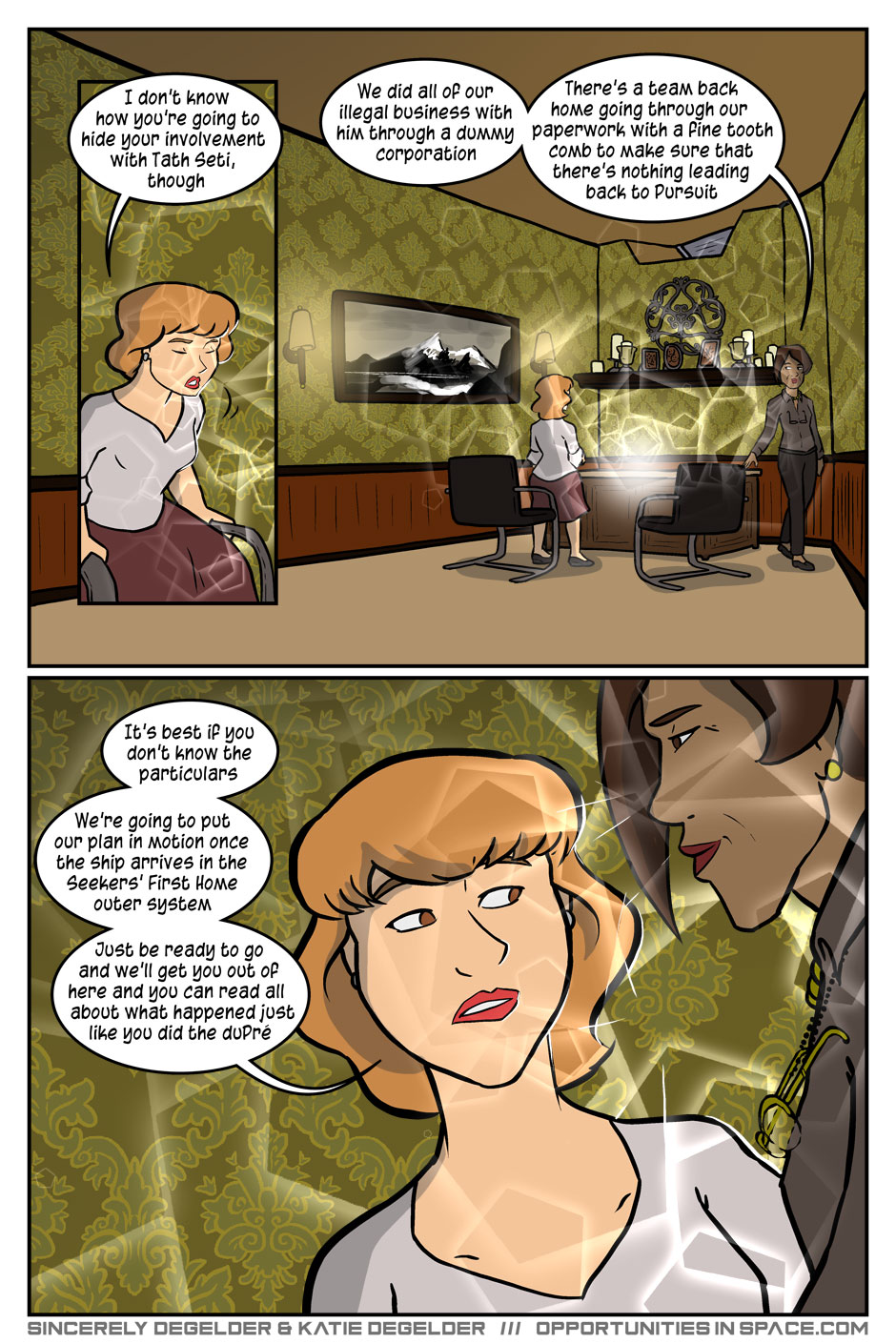 There's always a lot of paperwork that we don't need to worry about