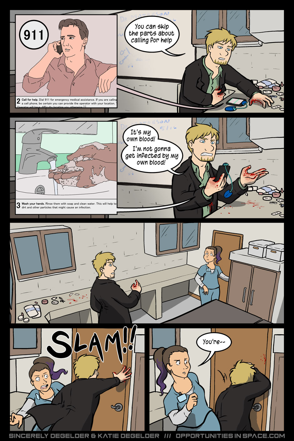 That doesn't mean you shouldn't wash your hands, Jack