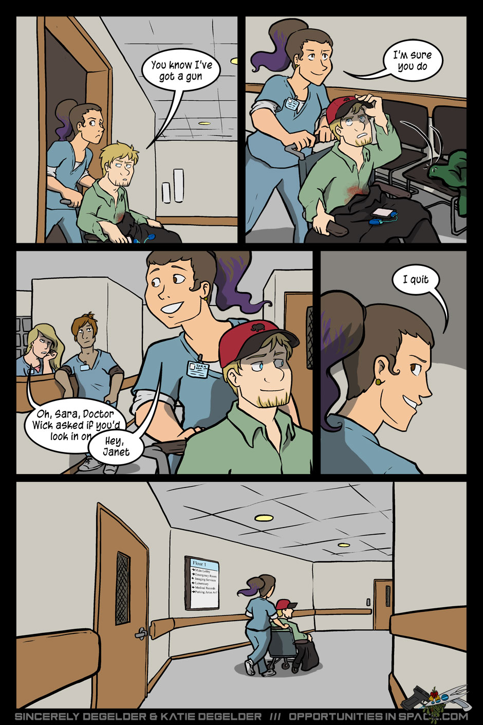 And she never once regretted not giving notice